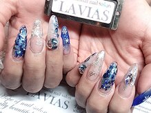 プロフェッショナル ネイルサロン ラヴィアス(LAVIAS)/【スカルプ】10本アートし放題
