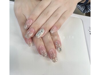 ザ ネイル(The Nails)/ラメグラデーション　アート付