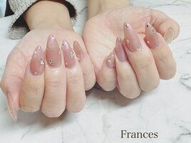 オーロラピンク×ストーン