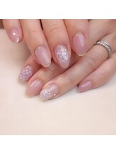 ピオニーネイル(peony nail)/あじさいと傘