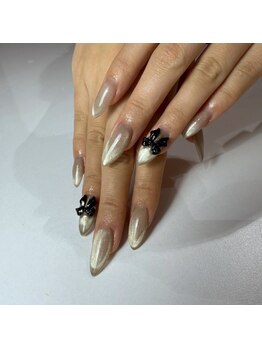 パダアット ヴァラネイル 天神南店(PADA at VALLANAIL)/マグネットネイル/リボンパーツ