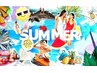 ★夏映え上下セット★【ナチュラルメガフラット200本+エダムラッシュ30束】