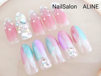 ネイルサロン アリーヌ(ALINE)/【定額】VIPコース¥8900