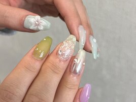 3Dフラワーネイル