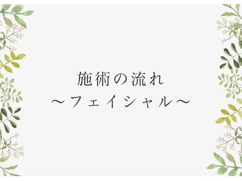 カイロプラクティックあすか/フェイシャル施術の流れです!