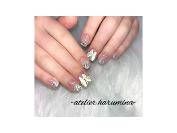 キラキラフラッシュネイル