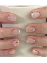 モモネイル(Momo Nail)/長さ出し10本持ち込みデザイン