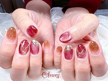 自爪が薄く弱い爪に浮かないワンランク上のパラジェルEX強化♪