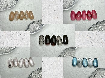 ボタネイル 近鉄八尾駅前店(BOTA NAIL)/3.40種類セレクトデザイン2月