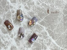 アイネイルズ 三宮店(I nails)/ビジューアート￥7200