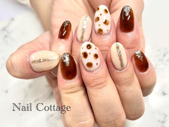 ネイルコテージ 新宿南口店(Nail cottage)/ブラウンネイル