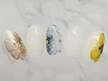 サローネ レジーナ(salone Regina)/インク/フラワー/春ネイル