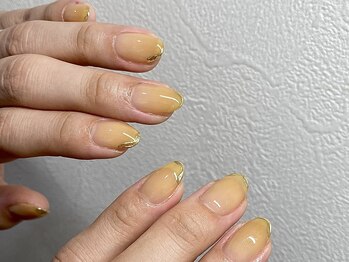 ネイルアンドアイラッシュ ラビ(Nail&Eyelash Ravi)/ミラーフレンチ