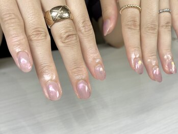 フィロンネイル 浦安店(filonnail)/ワンカラー、オーロラ