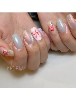 フラワー×リボン