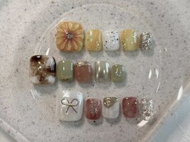 【フットネイル】定額デザイン