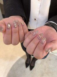 シンプルニュアンスネイル