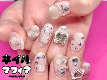 ネイルマフィア 渋谷(NAIL MAFIA)/クリアパーツネイル