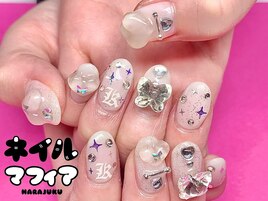 クリアパーツネイル