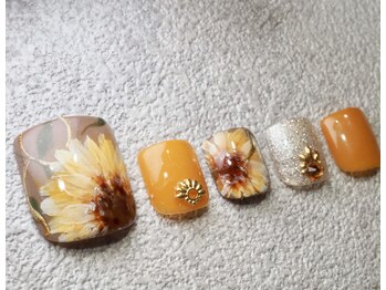 シュシュネイル 高輪店(Shu Shu nail)/FOOT☆2022/SS/Special design