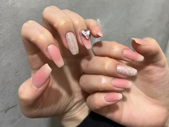 シェリーラメール 新宿店(cherie la mer)/マットチークネイル