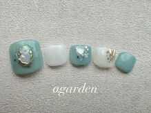 ネイルサロン アルファガーデン 町田本店(α garden)/フットおすすめデザイン¥8800