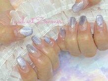 ネイルアート ジマー/クリアニュアンスコース