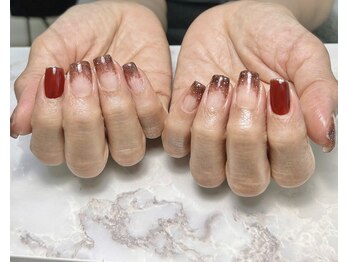 アオネイル(青桜 ao_nail_)/simple Designコース