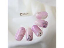 グラティフィー 梅田店(gratify)/パープルニュアンスネイル