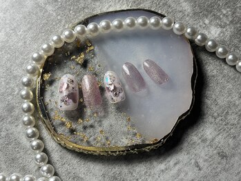 グロス バイ カオ 関内 馬車道(gloss by KAO)/ハートくり抜き　エアブラシ風