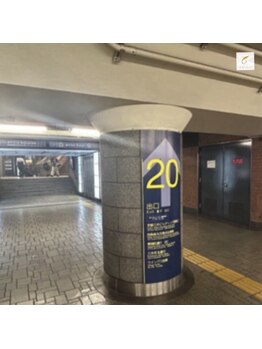 サロンチオリ 烏丸(Salon Chiori)/阪急電車利用最短ルート