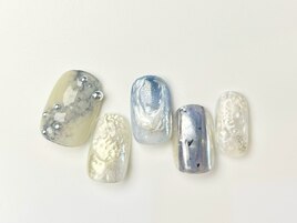 夜空ニュアンスネイル
