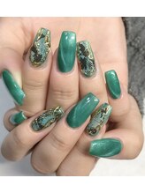 ネイルサイン ラフラフ(NAIL SIGN ROUGH LOUGH)/グリーンパイソン