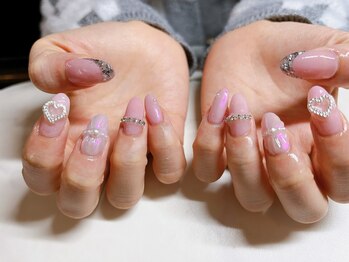 シャイニー(Shine-y)/オーロラプリーツネイル