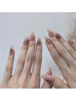 クイーンズビューティーサロン 新宿本店(Queen's beauty salon)/チップ長さ出しアート定額コース