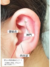 シーエスネイル 元住吉店(CS NAIL)/耳つぼジュエリー講座♪