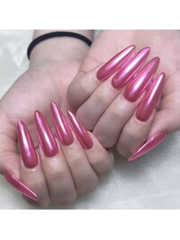 長さだしミラーネイル