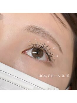 トータルビューティー(TOTAL BEAUTY)/フラットラッシュ 140本