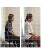 大阪茨木市駅前整体院/座り姿勢が綺麗に♪