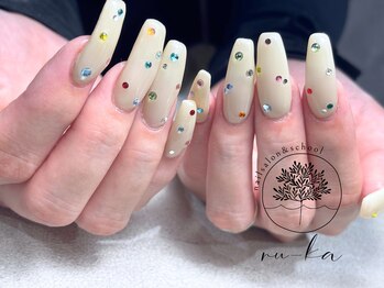 自爪補強×オシャレ定額B