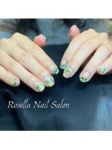 ローゼラ 池袋店(Rosella)/手描き　ニュアンス　ネイル