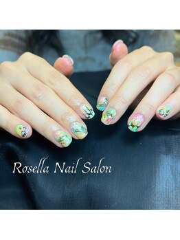 手描き ニュアンス ネイル