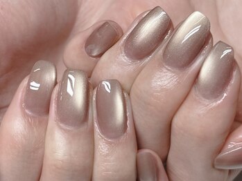 ネイル キシミー(Nail-Kishimi)の写真/シンプルネイルでもフォルムが美しい♪上品&スラッと細見え!あなただけのネイルをご提供★