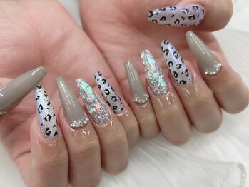 レディスペネイル ノマエ 名駅店(Redispe nail nomae)/スカルプ×レオパード♪