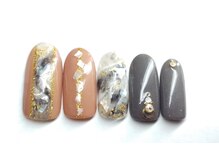 ネイルサロン 爪/秋ネイル