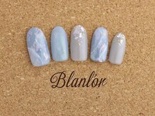 ネイルサロン ブランロール 三軒茶屋店(Blanl'or)/涼しげ大理石アート