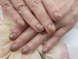 (中原)ブラウン斜めグラデ