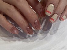 ファンクションネイルズ 表参道 原宿(FUNCTION NAILS)/フレンチネイル/ベージュ