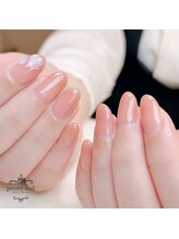 ピオニーネイル(peony nail)/紫陽花ワンポイント