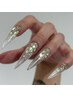 ［Hand/長さだし］Order Nail × Extension10本（オーダーネイル×長さだし）